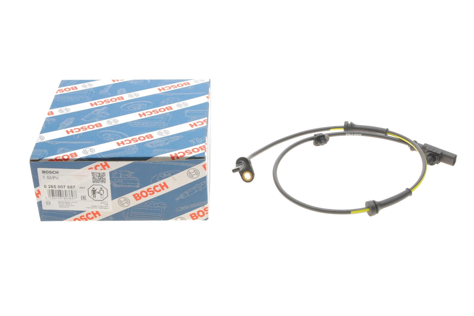 Датчик ABS передний Citroen C1/Peugeot 107 1.0/1.4HDi 01- L 801 мм (0 265 007 687) Датчик ABS передний Citroen C1/Peugeot 107 1.0/1.4HDi 01- L 801 мм (0 265 007 687)