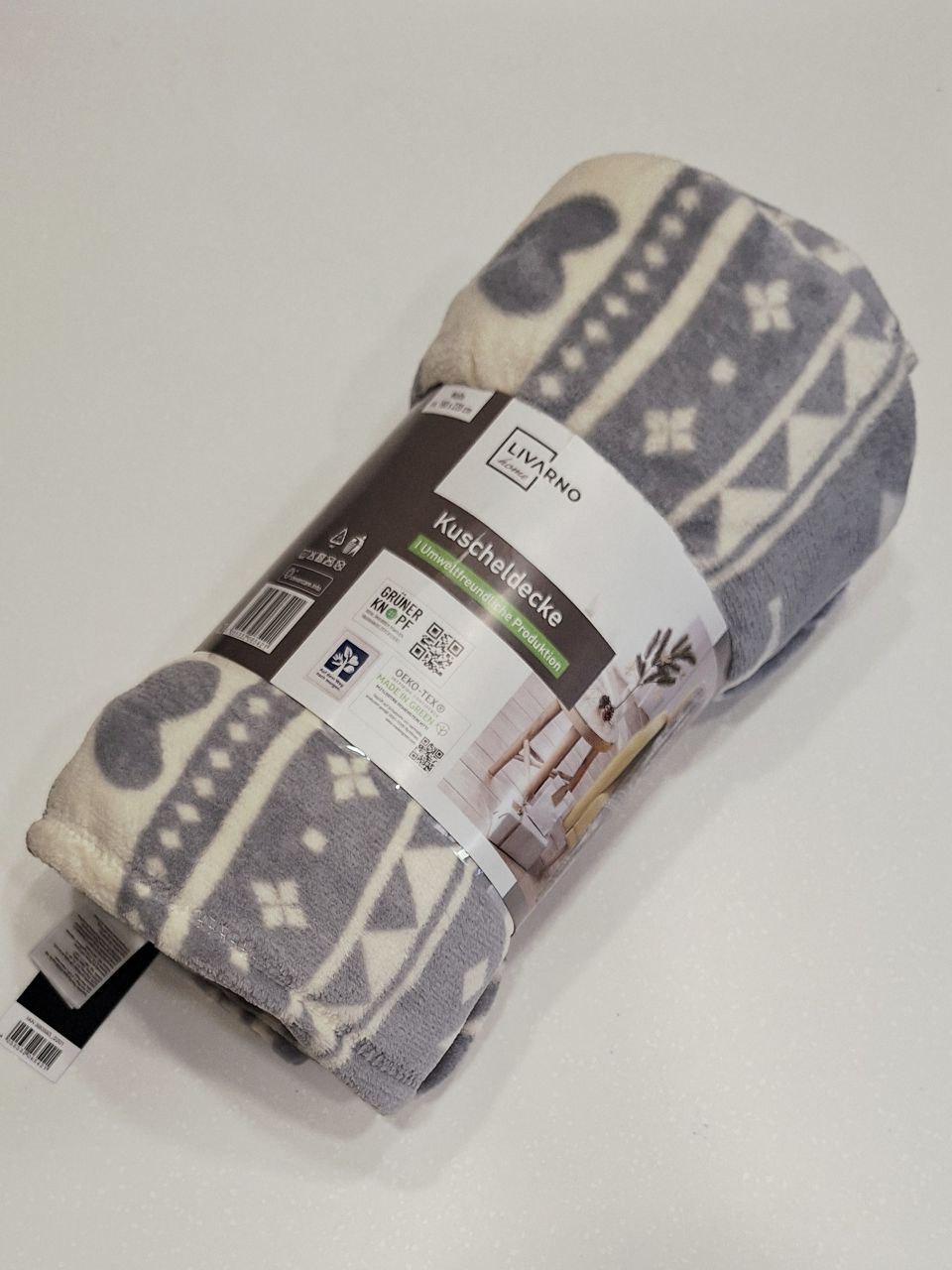 Плед флисовый Livarno Home Winter 180x220 см (1352) - фото 2