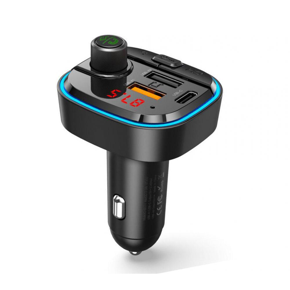 Зарядное устройство автомобильное/FM-модулятор Xo BCC11 PD/2USB/3,1A Black