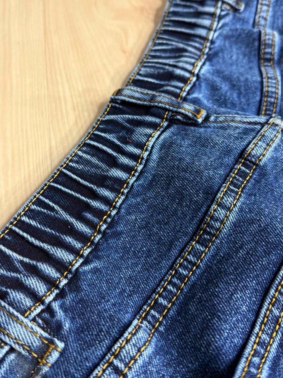 Джинси жіночі Vanver 8229 Mom з резинкою на талії р. 42 107 см 140 см Синій - фото 3 Джинси жіночі Vanver 8229 Mom з резинкою на талії р. 42 107 см 140 см Синій - фото 3