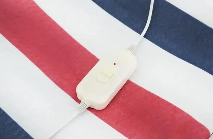 Электропростынь Electric Blanket с подогревом в полоску 150х170 см - фото 2