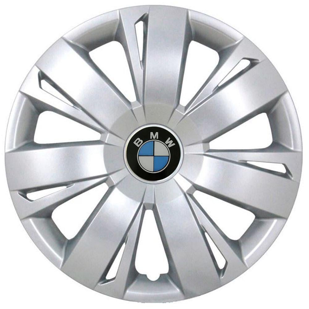 Колпаки SJS 411 с логотипом BMW R16 4 шт. Серебристый (2654562350)