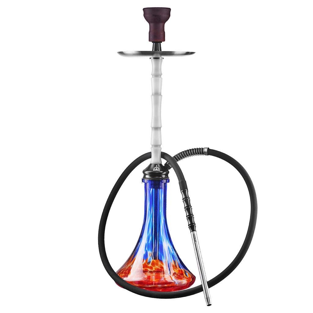 Кальян Rainbow Hookah 2.0 White с колбой XL Red Blue (275-192-121) - фото 1