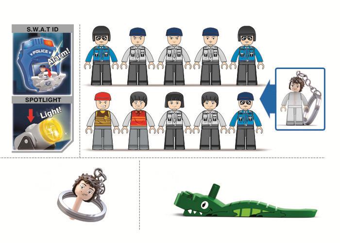 Конструктор Sluban M38-B0193 Полицейский участок 859 деталей 10 фигурок - фото 5 Конструктор Sluban M38-B0193 Полицейский участок 859 деталей 10 фигурок - фото 5