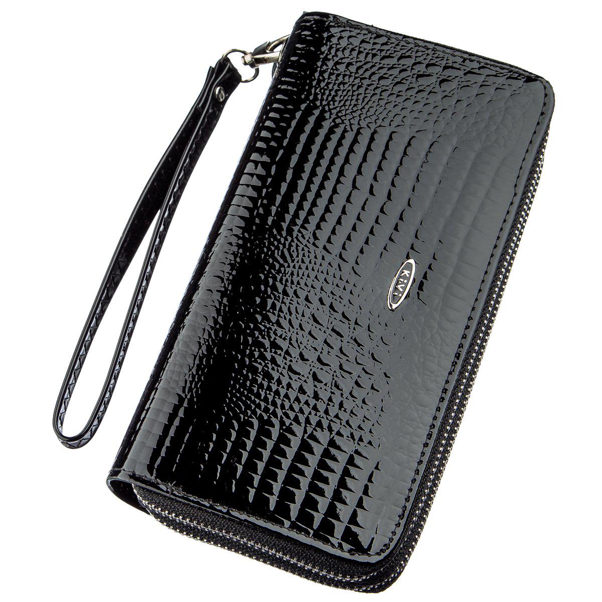 Гаманець жіночий Kivi-wallet 19026 шкіра Чорний