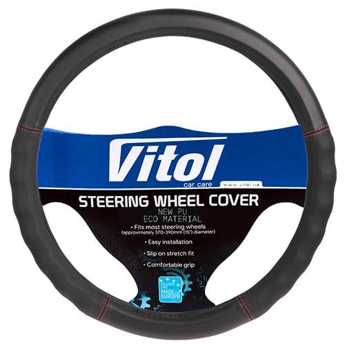 Чохол для керма VLU-1909339 BK M Чорний (2424131304)