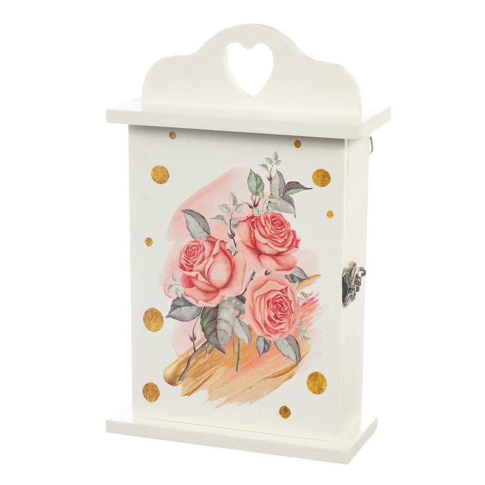 Ключница деревянная Elisey Натюрморт роз (0501-004)