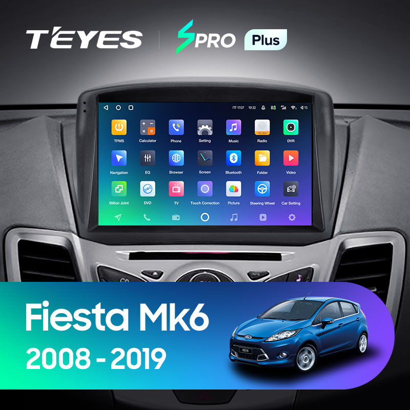 Автомагнитола штатная Teyes SPRO Plus для Ford Fiesta Mk 6 2008-2019 Android SPRO PLUS 6+128G Wi-Fi/4G (1650669542) - фото 3