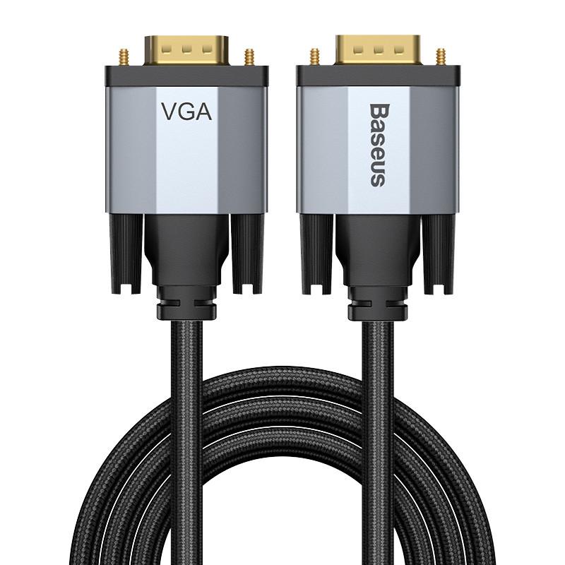 Кабель BASEUS VGA Male To VGA Male Bidirectional Adapter Cable 2 м Grey