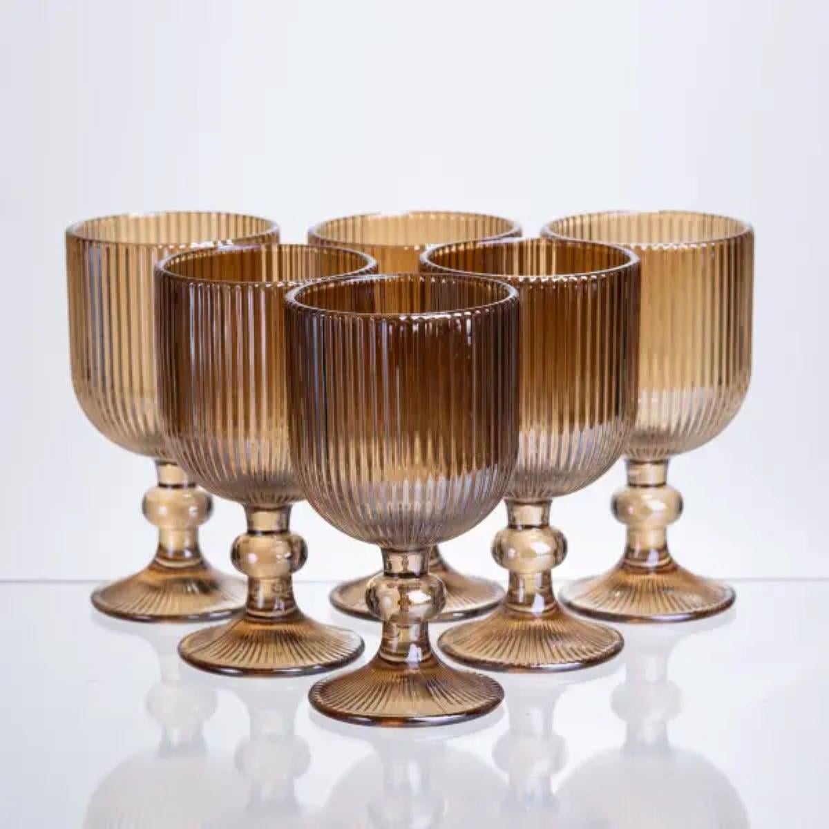 Набор бокала для вина 6 шт. по 240 мл Коричневый (HP-19-224)