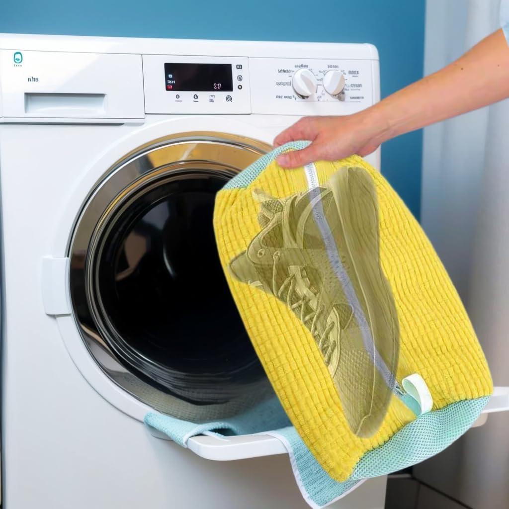 Мішок захисний для прання взуття у пральній машині Жовтий (101169718) - фото 6 Мішок захисний для прання взуття у пральній машині Жовтий (101169718) - фото 6