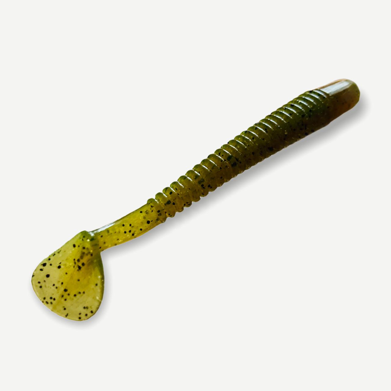 Силиконовая приманка Big Baits Bomber речная серия 2,5" 8 шт. # 106 Green Pumpkin (1257106) - фото 2 Силиконовая приманка Big Baits Bomber речная серия 2,5" 8 шт. # 106 Green Pumpkin (1257106) - фото 2