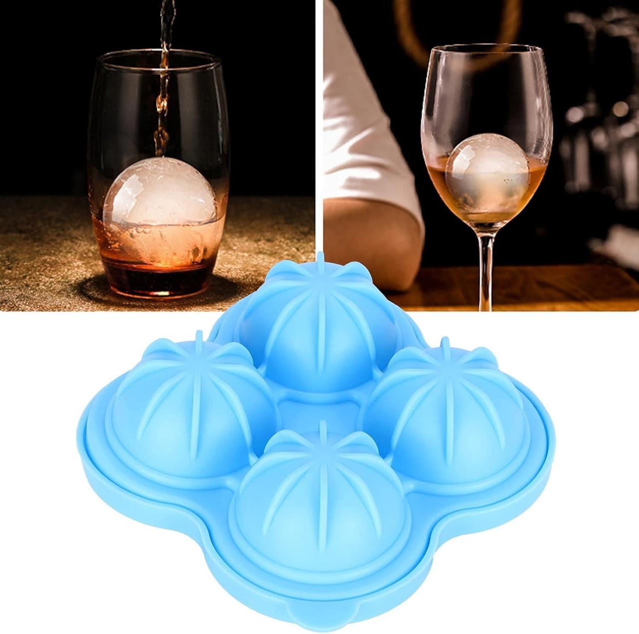 Форма для льоду Куля 4 комірок Блакитний (НР051591) - фото 3