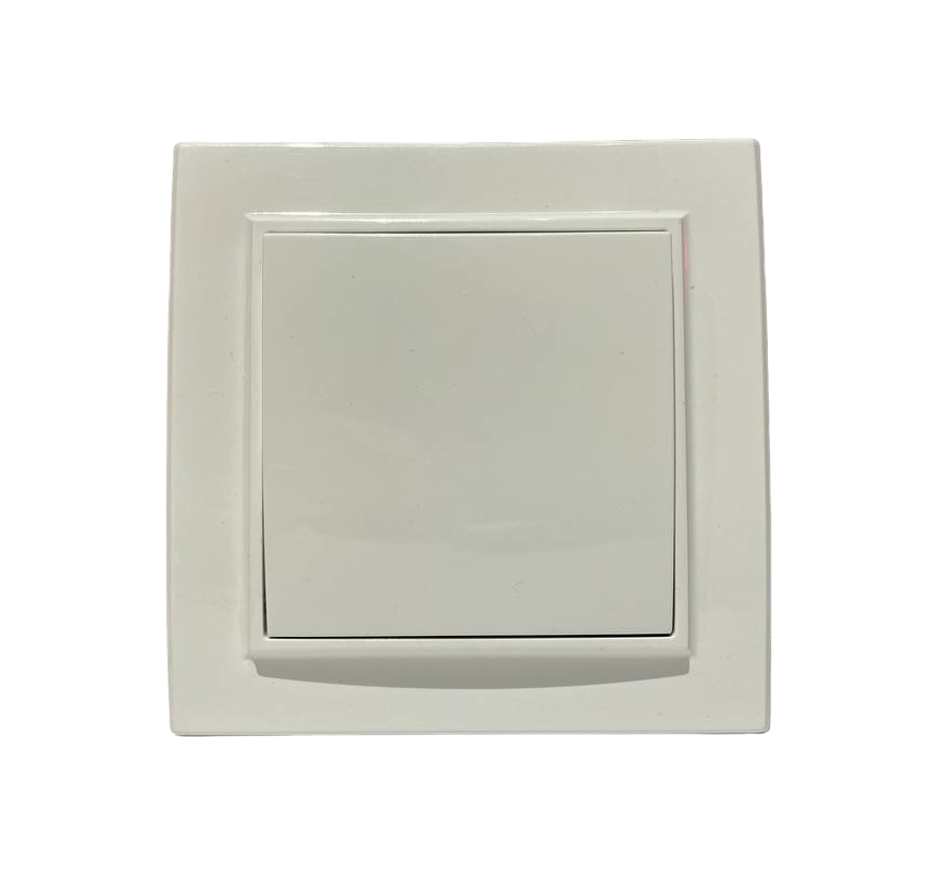 Вимикач одноклавішний Lumano COMFORT вбудований 10А Білий (000018894)