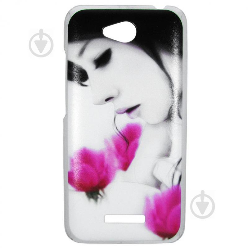 Чехол с рисунком Printed Plastic для HTC Desire 616 Девушка (hub_sGVO99747)