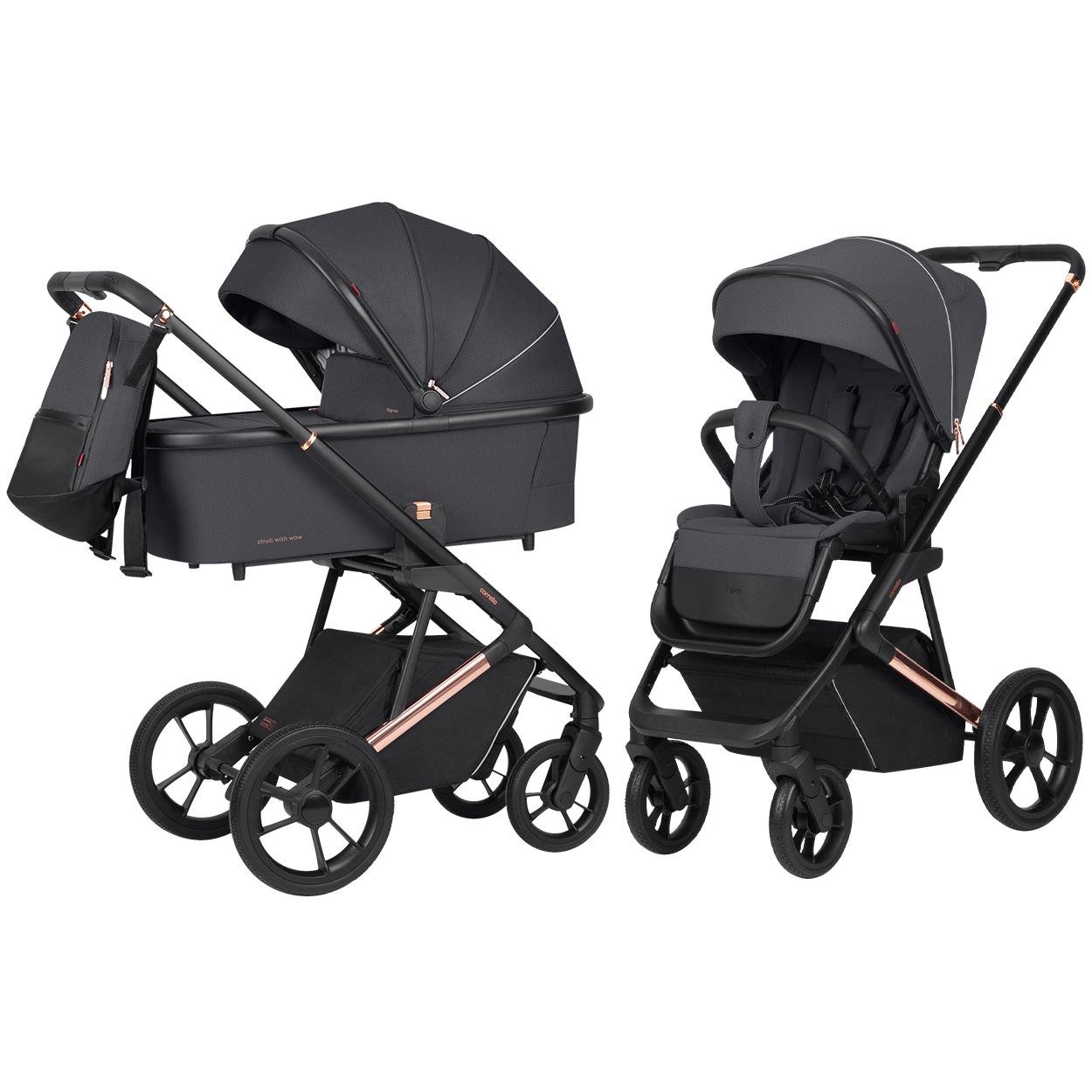 Коляска-книжка Carrello Sigma NF 2в1 Stone Grey (CRL-6509) - фото 3 Коляска-книжка Carrello Sigma NF 2в1 Stone Grey (CRL-6509) - фото 3