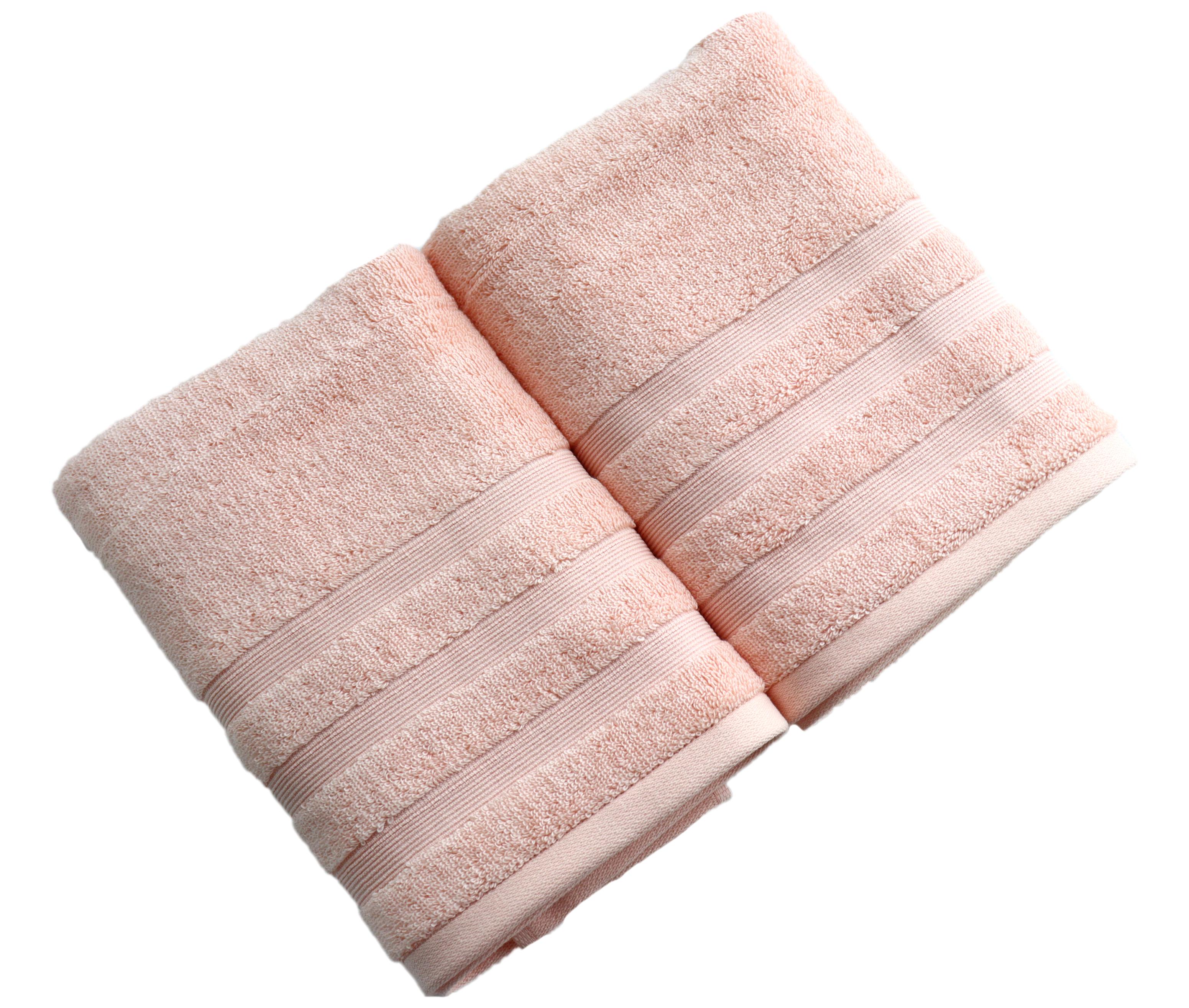 Набор полотенец Maisonette Velora 70х125х2 шт. 550 г/м2 Розовый