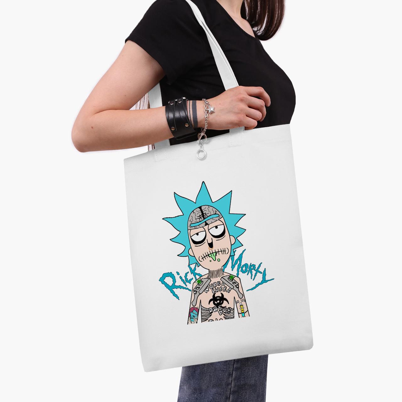 Эко сумка шоппер Morty Smith Rick and Morty 41x35 см Белый (9227-2930-WT1)