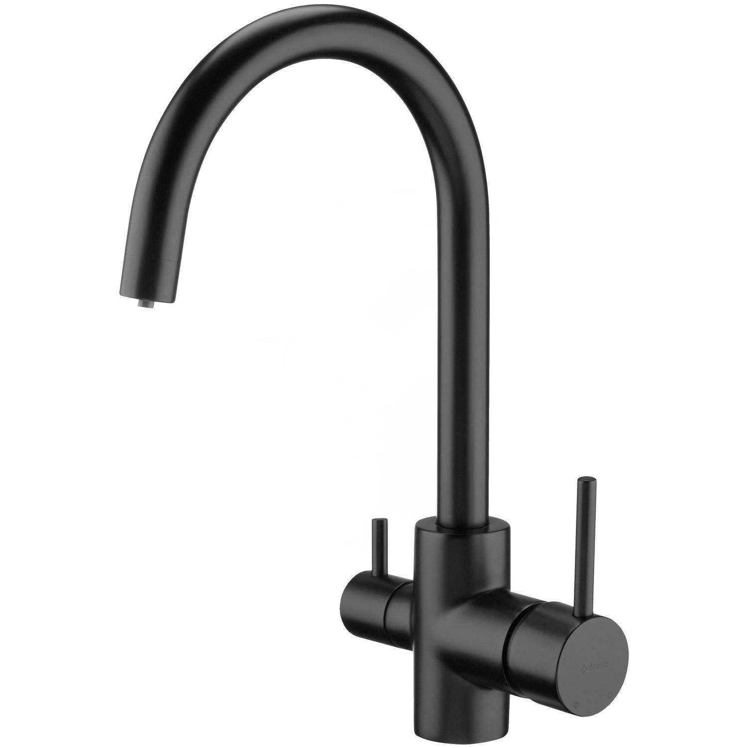 Смеситель для кухни Deante BCH_N64M на две воды Черный (205335)