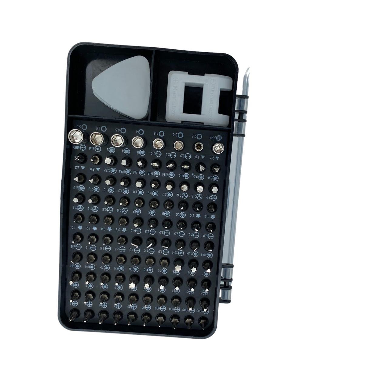 Отвертка с набором магнитных бит 115в1 (2201462389)