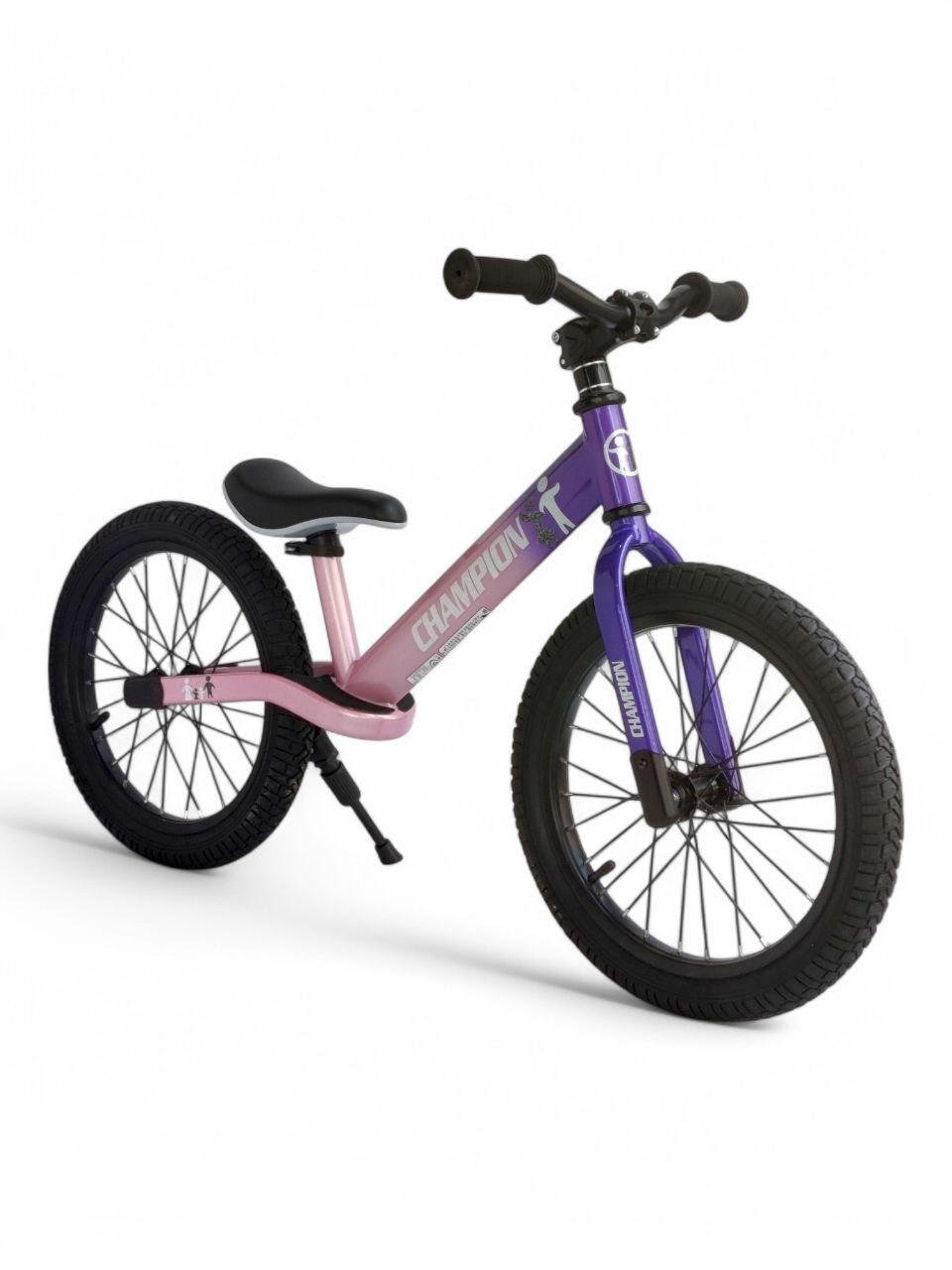 Беговел Champion NN-16 двухколесный до 60 кг Розово-синий (NN-16r-s2)