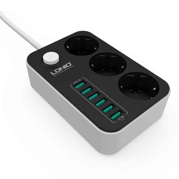 Подовжувач LDNIO SE3631 USB 2 м (SE3631 ) - фото 3 Подовжувач LDNIO SE3631 USB 2 м (SE3631 ) - фото 3