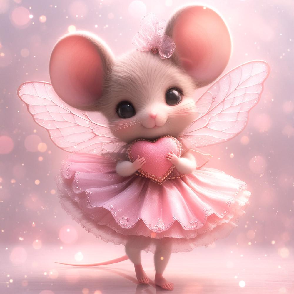 Алмазная мозаика Dream Toys Сердце фантазии 20x20 см (S10127)