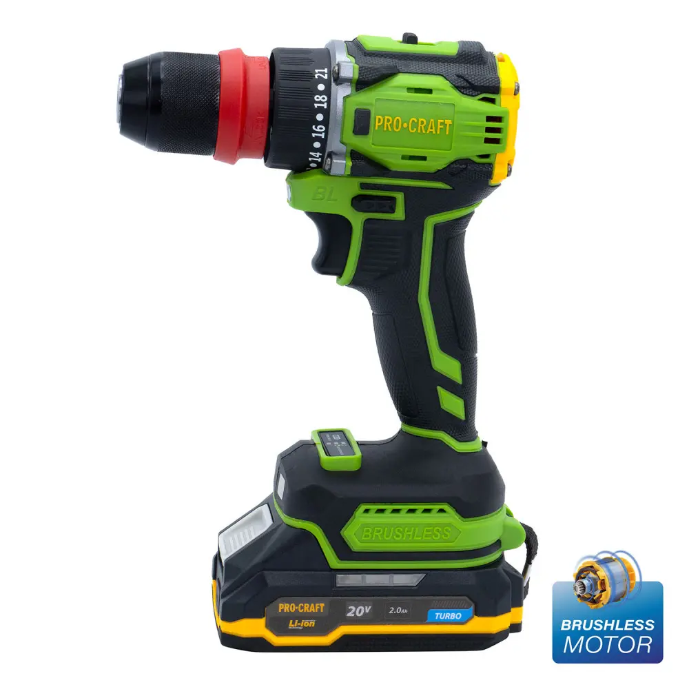 Шурупокрут акумуляторний PRO-CRAFT РА-18 PRO DFR з 1 АКБ 2А/г та ЗП (001817)