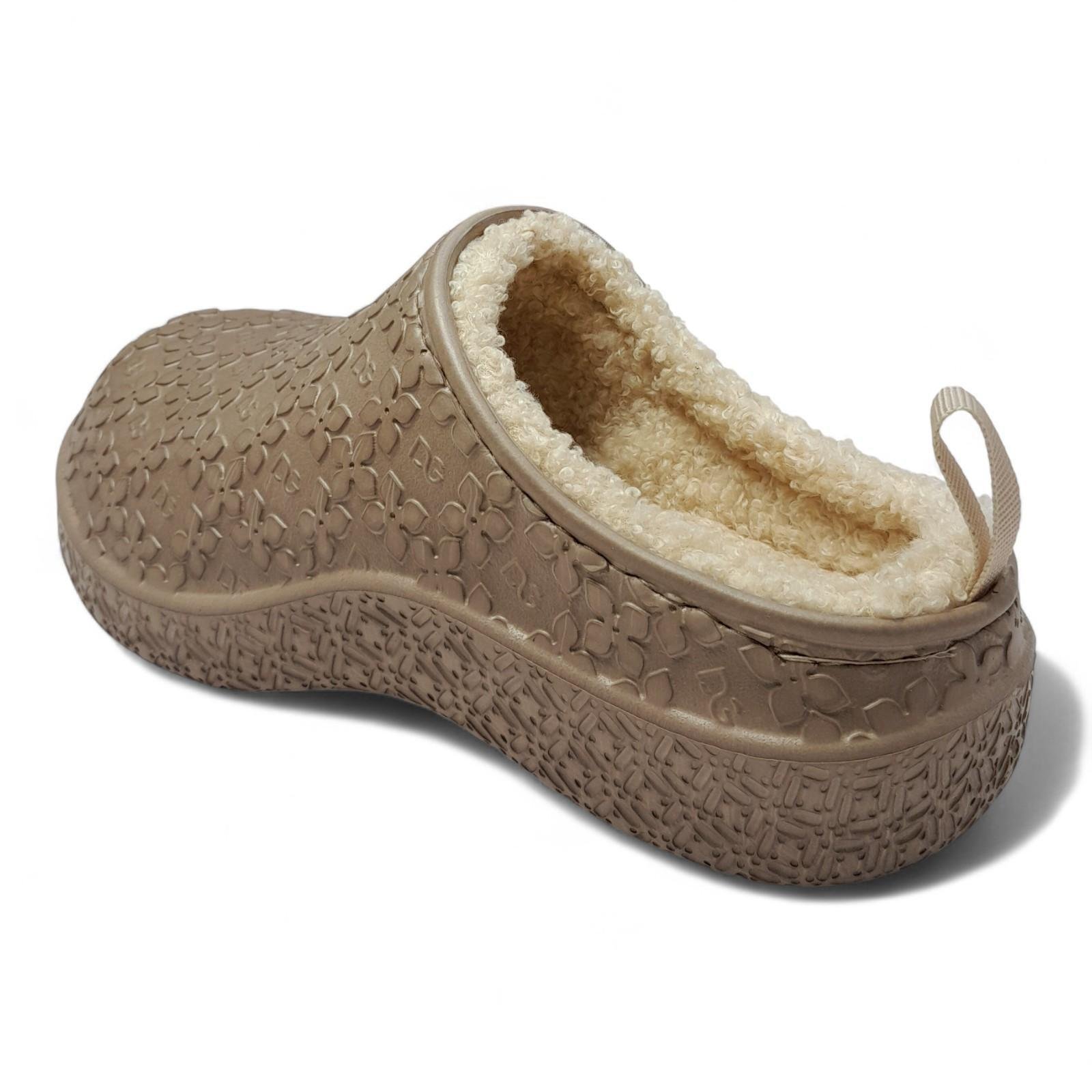 Сабо женские утепленные dagostyle М4103 р. 40 25,5 см Бежевый (2798161747) - фото 4