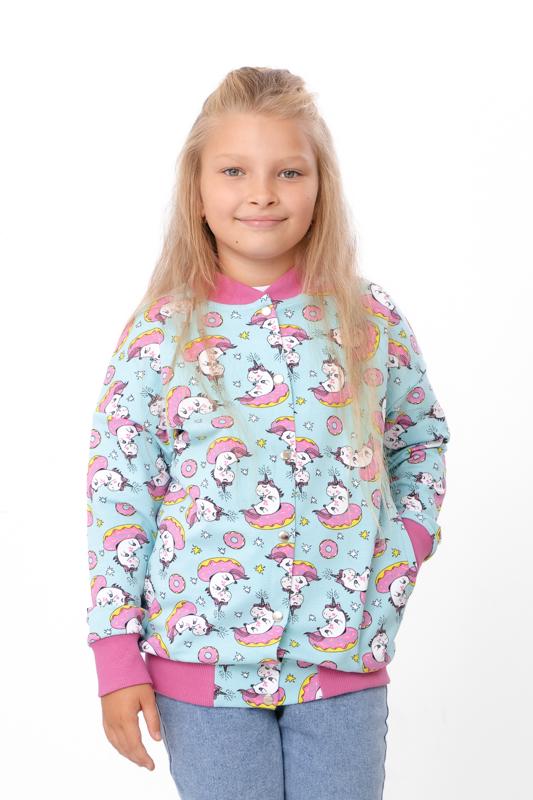 Бомбер для дівчинки Носи Своє 104 см Блакитний (6404-055-5)