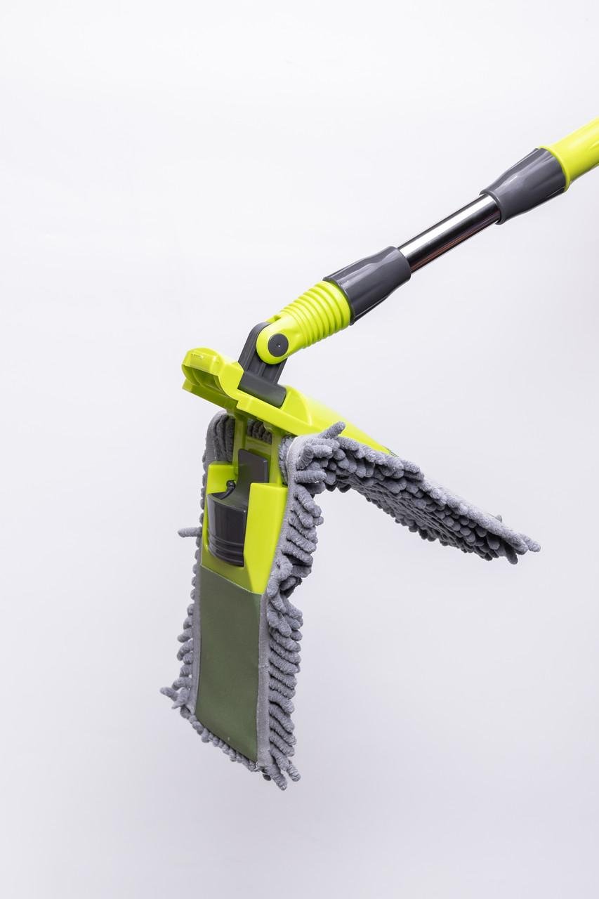 Швабра з телескопічною ручкою та насадкою з мікрофібри для миття підлоги/плитки/ламінату/лінолеуму (HP-35015-51) - фото 9