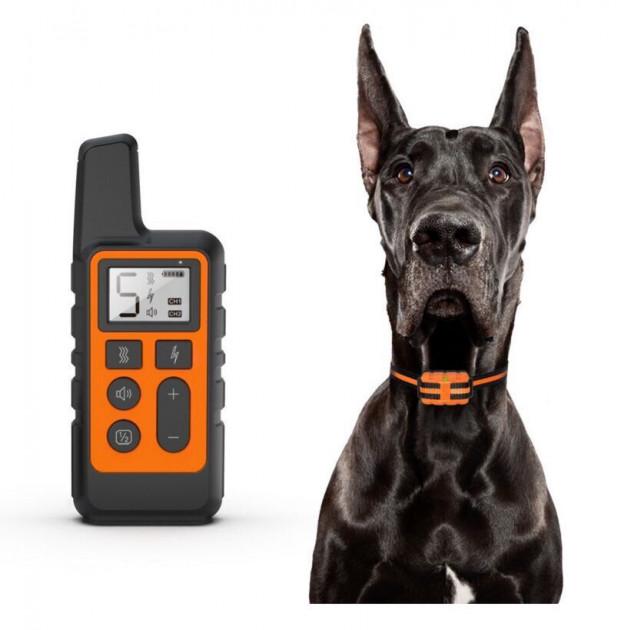 Електронашийник для дресирування собак PEDONO DOG-300Е дальність до 400 м IP67 Orange - фото 3