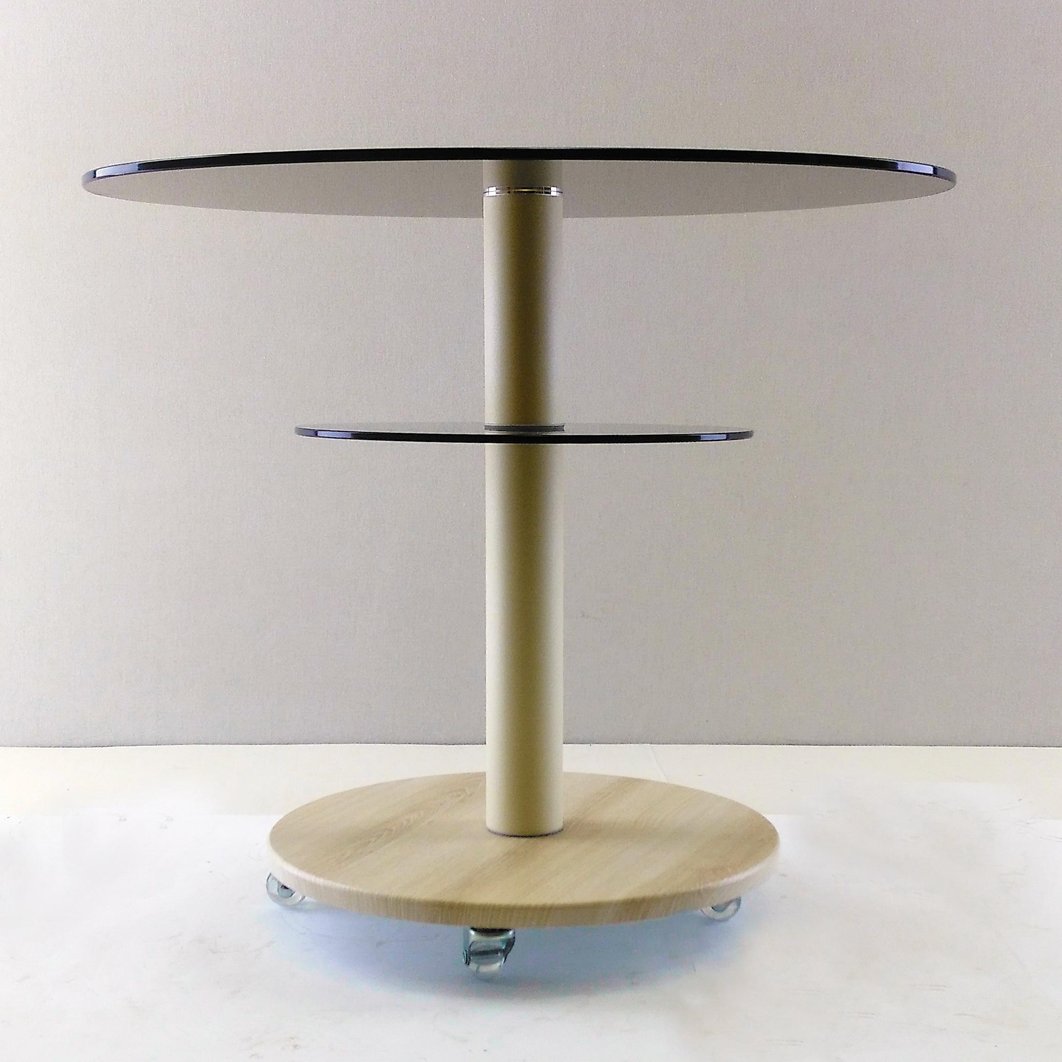 Стол журнальный стеклянный Commus Bravo Light 425 O bronza-pepel-bg60 Бежевый (422860184) - фото 2 Стол журнальный стеклянный Commus Bravo Light 425 O bronza-pepel-bg60 Бежевый (422860184) - фото 2