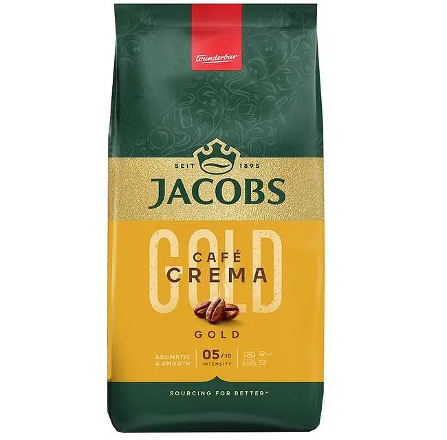 Кофе в зернах Jacobs Crema Gold 500 г (j10000510)