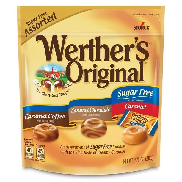 Конфеты Werthers Original Hard Sugar Free Assorted Flavors 218 г (1869997978)