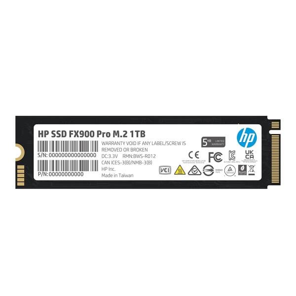 Накопичувач SSD 1000 Гб M.2 HP 4A3U0AA FX900 Pro PCIe 4.0 x4 NVMe 1.4 2280 TLC 3D V-NAND (579123)