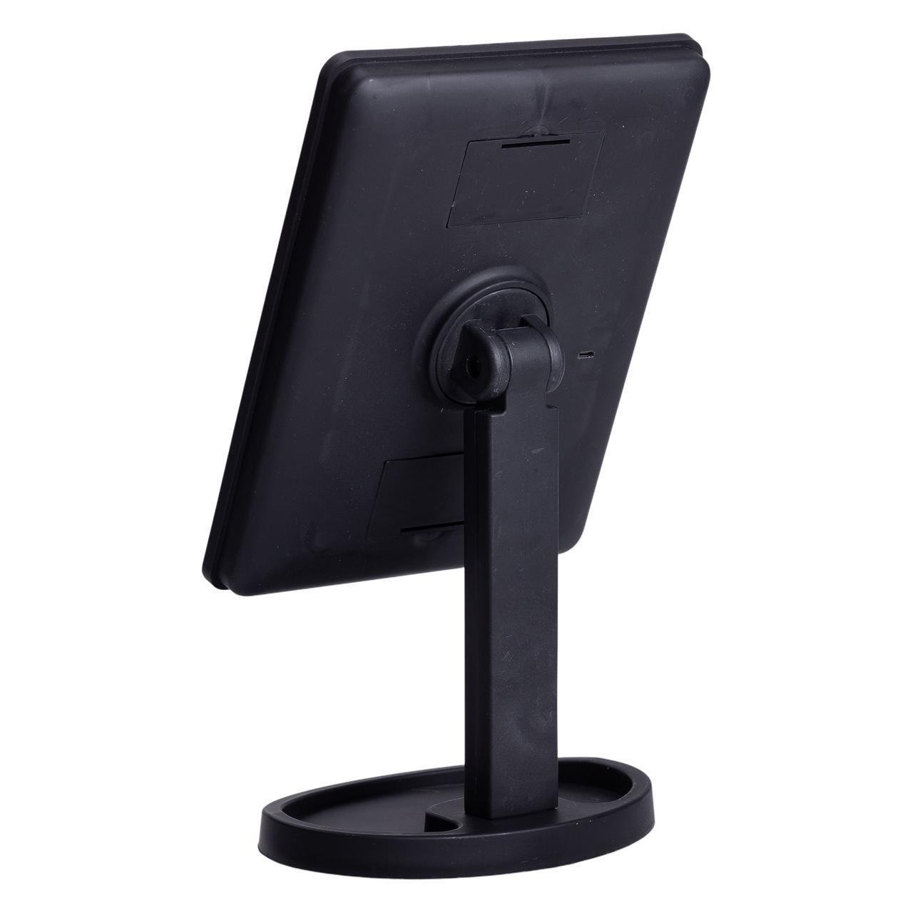 Зеркало настольное с подсветкой HP-10-4AB 22 LED 21х16 см USB Черный (A-033793) - фото 5 Зеркало настольное с подсветкой HP-10-4AB 22 LED 21х16 см USB Черный (A-033793) - фото 5