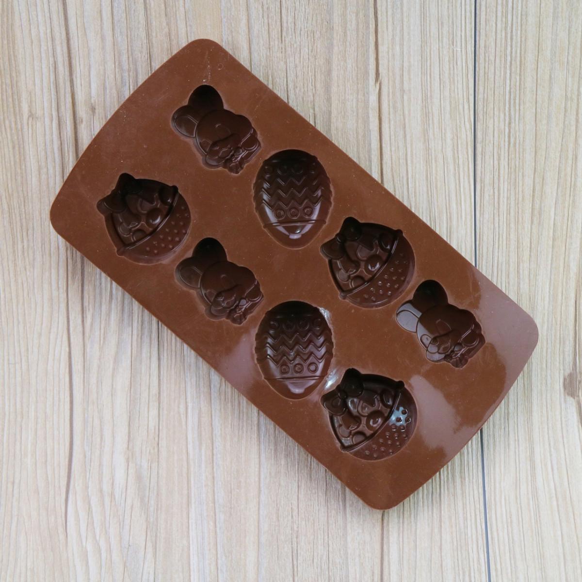 Форма силіконова для цукерок Великдень 6958 22,5 см Коричневий (4361923) - фото 2 Форма силіконова для цукерок Великдень 6958 22,5 см Коричневий (4361923) - фото 2