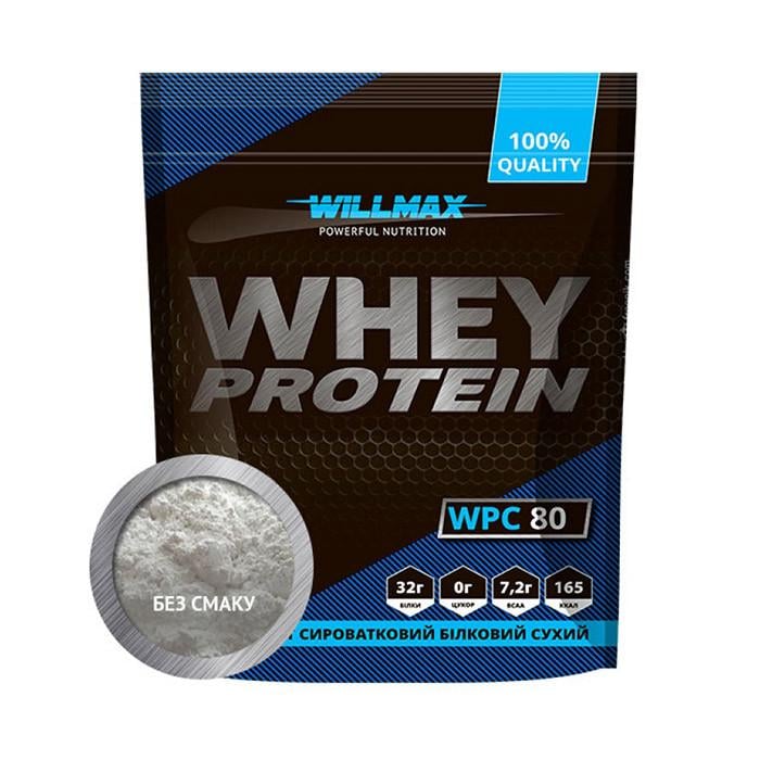 Концентрат сывороточный Willmax Whey Protein 80 без вкуса 920 г (10569-01)