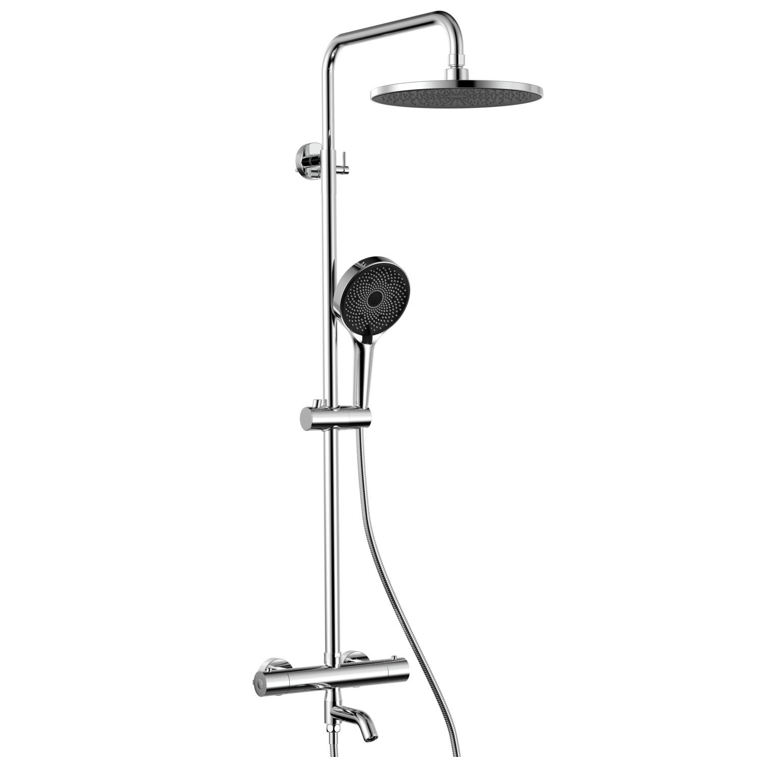 Душевая система с термостатом Q-tap Scorpio QTSCO112CRM45901 Хром (236568) Душевая система с термостатом Q-tap Scorpio QTSCO112CRM45901 Хром (236568)