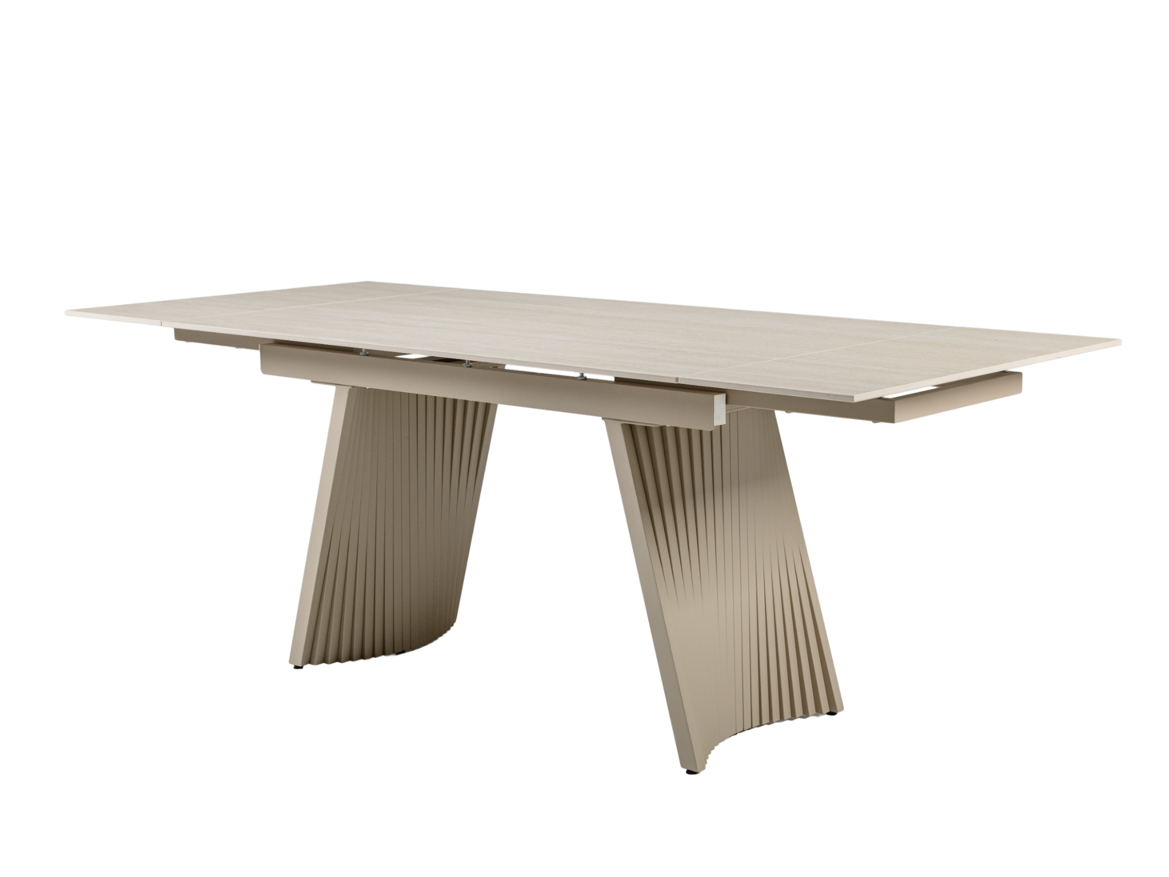 Стіл обідній розсувний Vetro Mebel Олімпія 1400- 2100x900x760 мм Крема марфіль/Бежевий (TМL-985) - фото 2 Стіл обідній розсувний Vetro Mebel Олімпія 1400- 2100x900x760 мм Крема марфіль/Бежевий (TМL-985) - фото 2