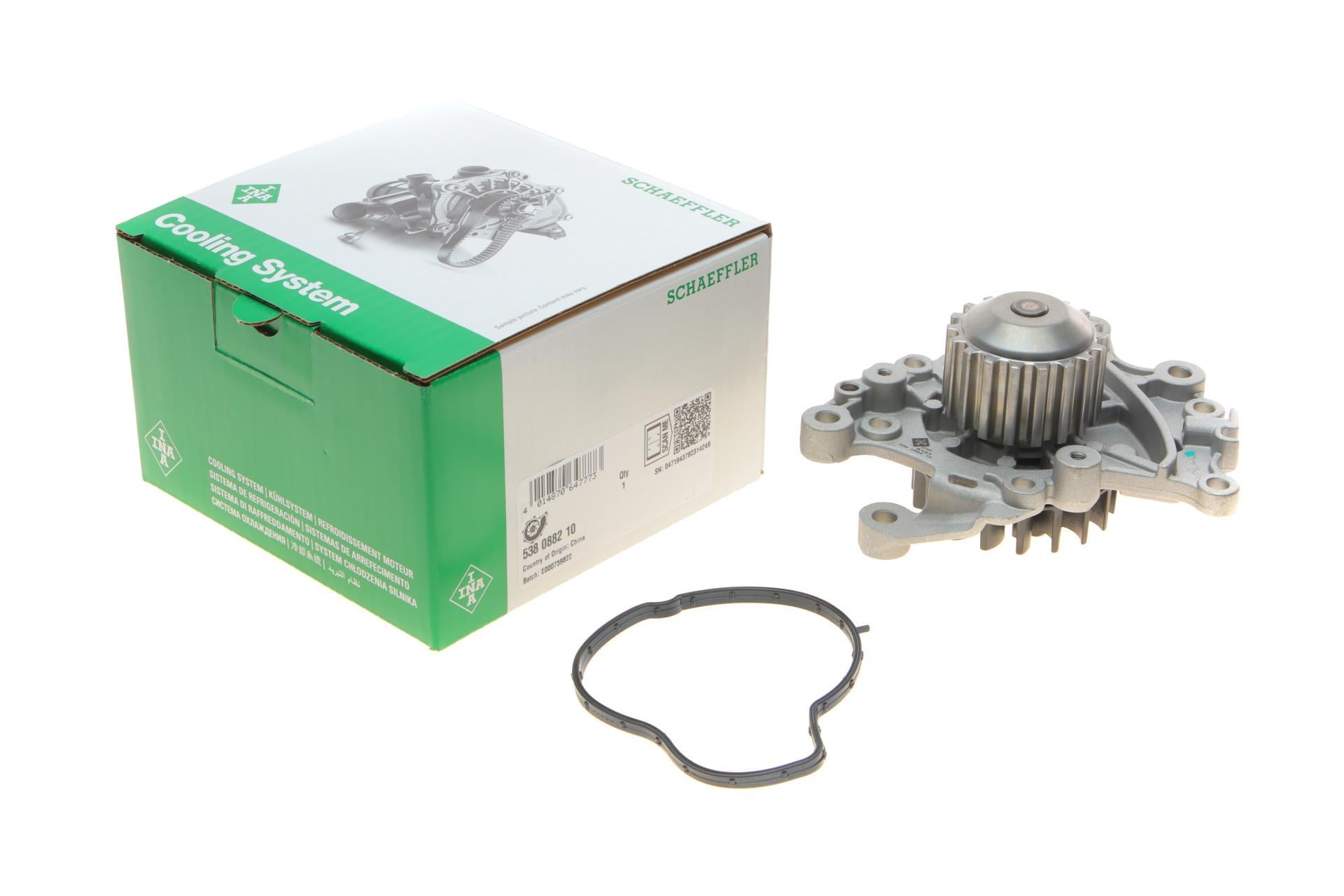 Помпа воды INA Citroen/Peugeot 1.5BlueHDi/Ford 1.5Ecoblue/Opel 1.5D/HDi 18-538 0882 10
