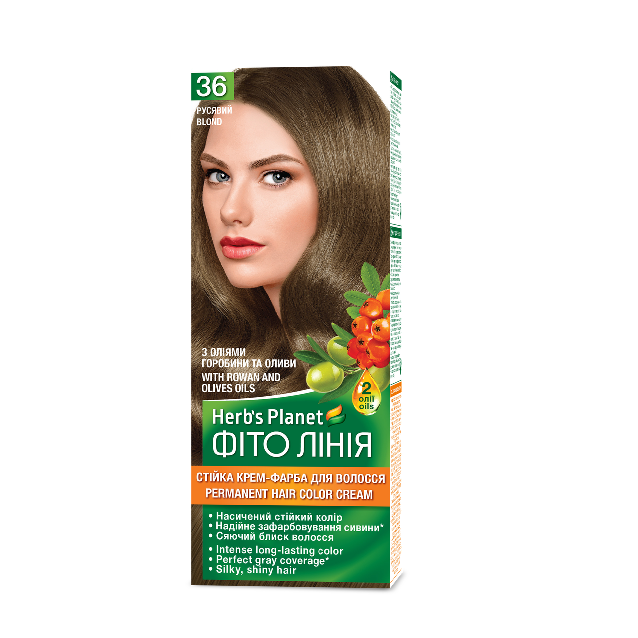 Краска стойка для волос Herbs Planet №36 Русый 120 мл