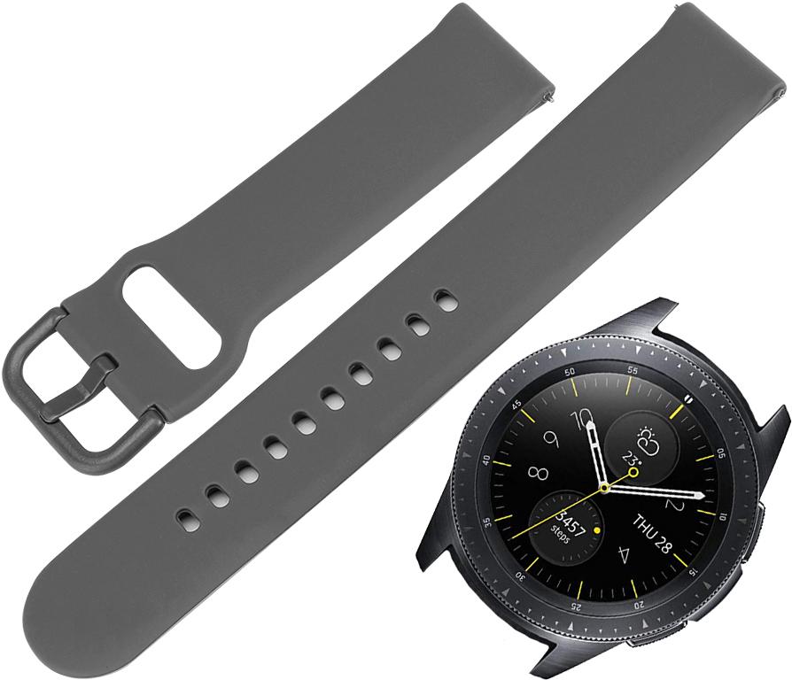 Ремешок Matte Style для Galaxy Watch 42 мм Grey (19795) - фото 2