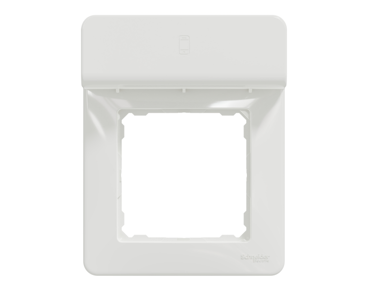 Рамка Schneider Electric с подставкой для мобильного ABS-UV Sedna Design&Element Белый (SDD311809)