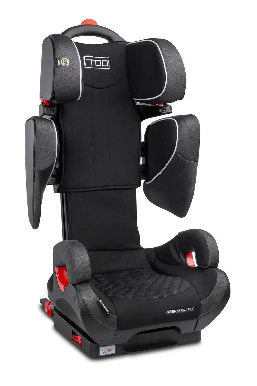 Автокрісло дитяче Caretero Frodi Isofix 88х55х49 см 15-36 кг Графіт (387291) - фото 3