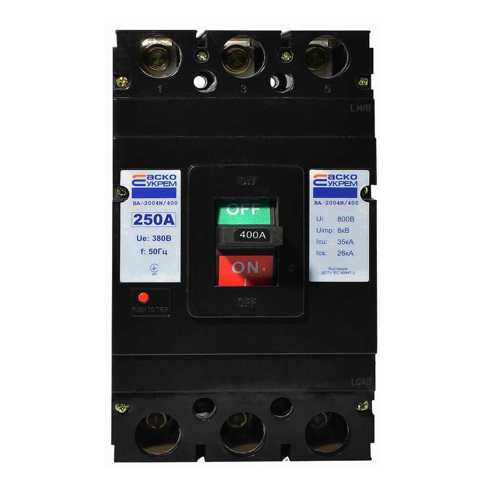 Автоматический выключатель АСКО-УКРЕМ ВА-2004N/400 3р 250А (A0010040072)