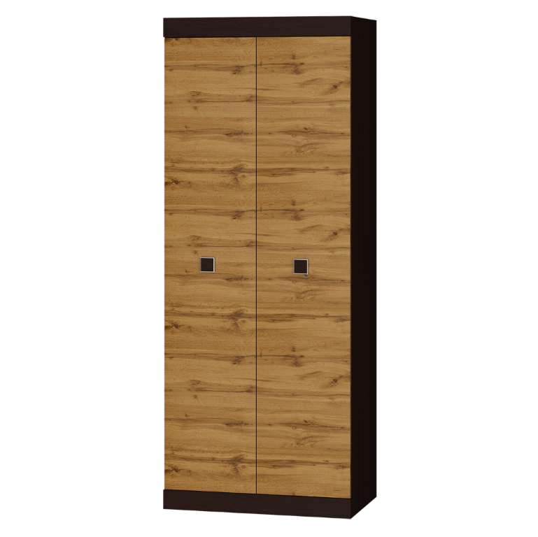 Шкаф Everest Соната 800х496х2050 мм Венге темный/Дуб крафт золотой (11314) - фото 3 Шкаф Everest Соната 800х496х2050 мм Венге темный/Дуб крафт золотой (11314) - фото 3