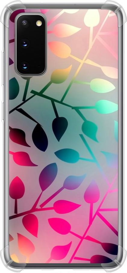 Чехол на Samsung Galaxy S20 Листья (2235sp-1824-42517)
