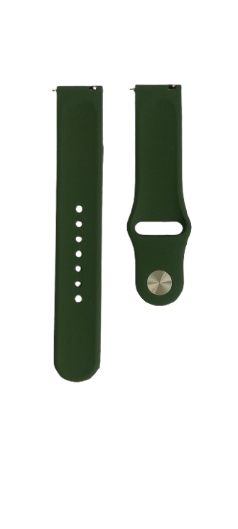 Ремешок для часов силиконовый 20х175 мм Atrovirens (2890) - фото 2